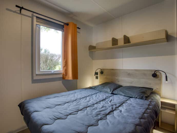 Chambre mobil home grand confort 26m2 au camping La Salvinie
