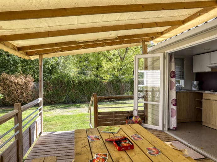 Mobil home confort plus au camping la Salvinie